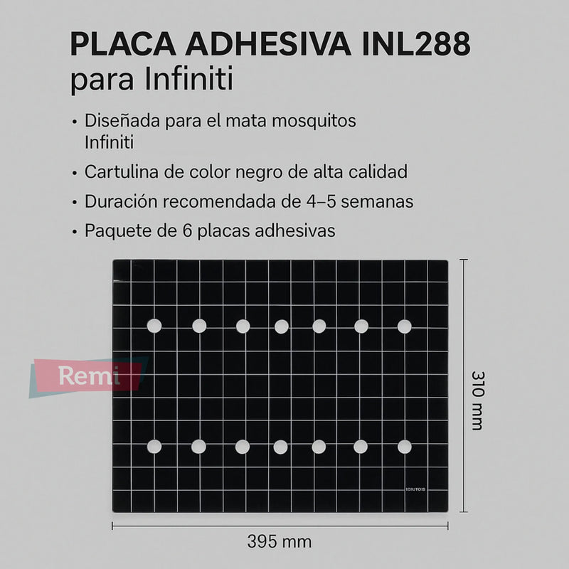 Placas adhesivas INL288 para Infiniti - Remi Hogar