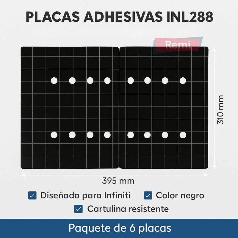 Placas adhesivas INL288 para Infiniti - Remi Hogar