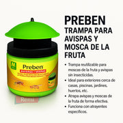 Preben Trampa para Avispas y Mosca De La Fruta - Masso - Remi Hogar