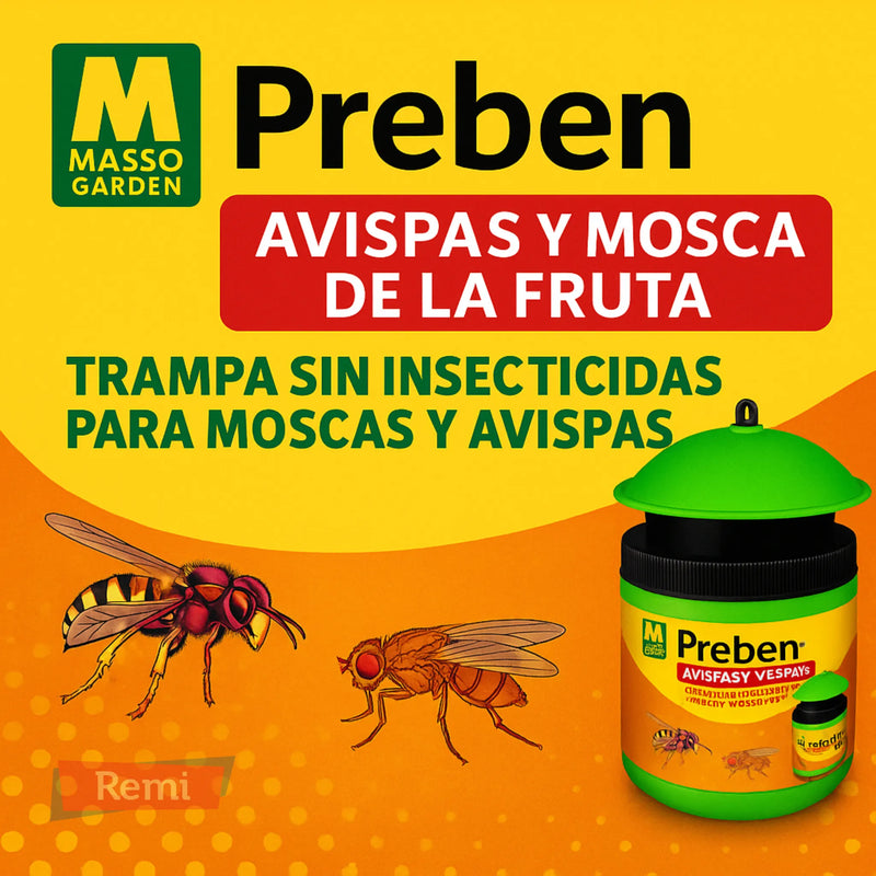 Preben Trampa para Avispas y Mosca De La Fruta - Masso - Remi Hogar