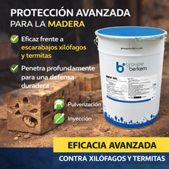 Xilix Gel 20 litros protector madera contra carcoma y termitas