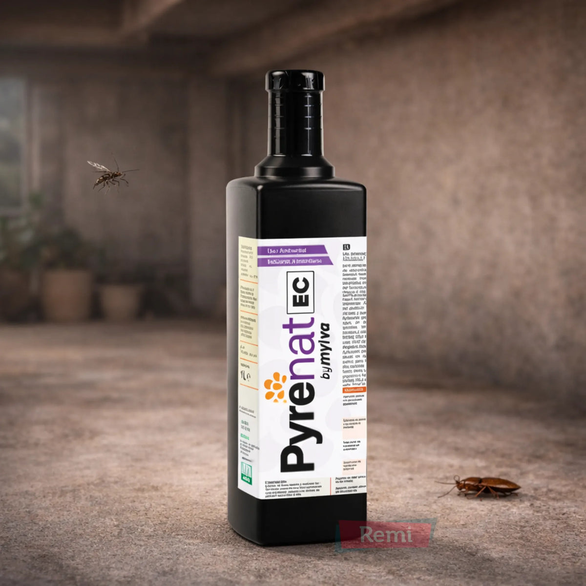 Insecticida concentrado Pyrenat EC para mosquitos, moscas y cucarachas para pulverización