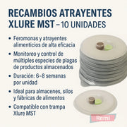 Recambios atrayente 10 unidades - Xlure MST - Remi Hogar