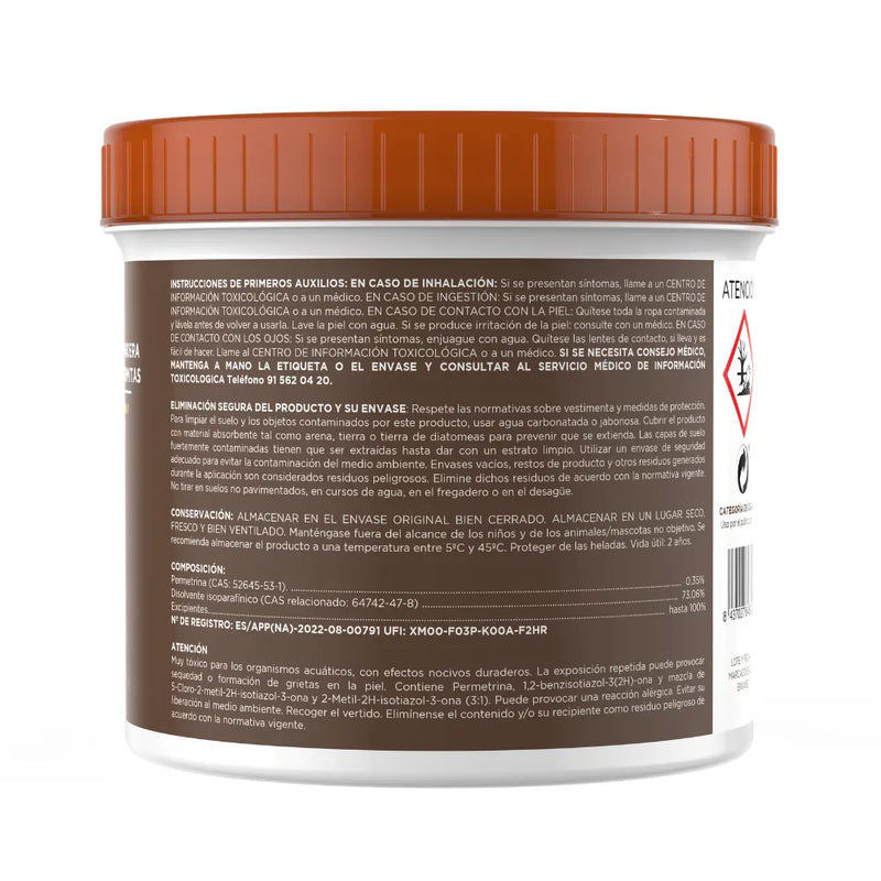 Gel Tratamiento Madera Carcoma y Termitas 400 ml Protector de Madera Listo para Usar en Interior