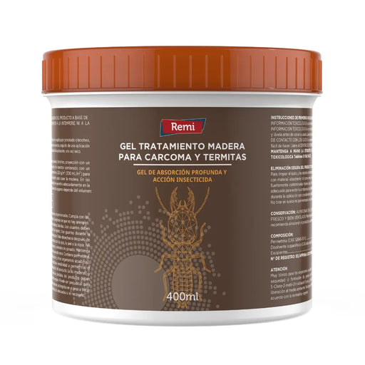 Gel Tratamiento Madera Carcoma y Termitas 400 ml Protector de Madera Listo para Usar en Interior