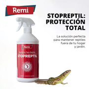 Stopreptil - Spray repelente natural de serpientes, lagartijas y salamanquesas 750 ml - Remi Hogar
