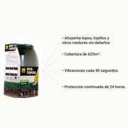 Roe - Topos Repelente solar para topos - Masso - Remi Hogar