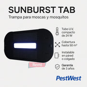 Sunburst Tab trampa moscas y mosquitos - PestWest - Remi Hogar