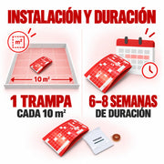 Tobaguard CB Trampa para Escarabajo del Tabaco Feromonas para Lasioderma serricorne pack 10 Unidades