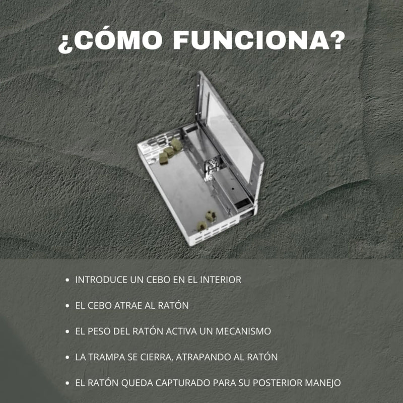 Trampa Metal Ratón - Remi Hogar - Remi Hogar