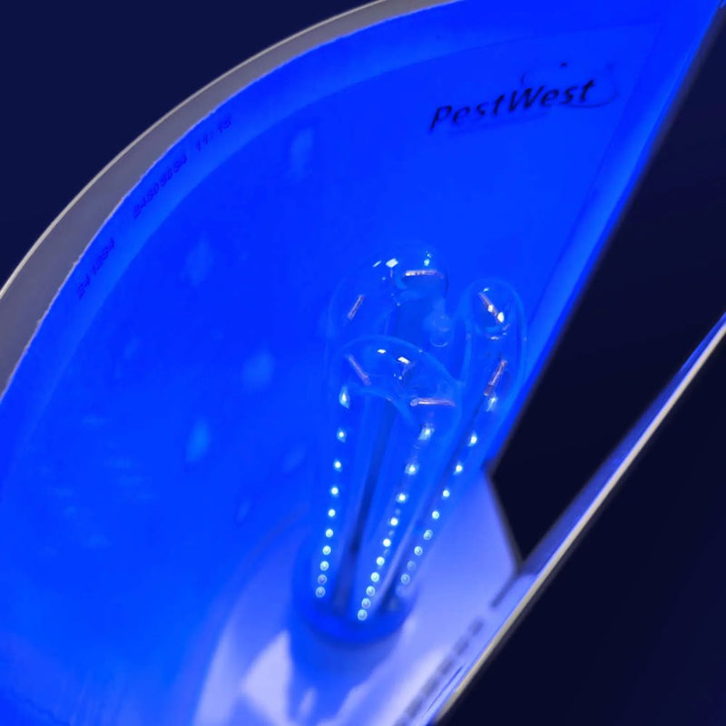 Aparato discreto antimoscas Sunburst LED para hoteles y restaurantes hasta 40 m²