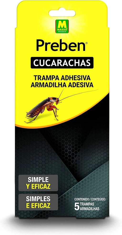 Trampa adhesiva Preben cucarachas - Masso - Remi Hogar