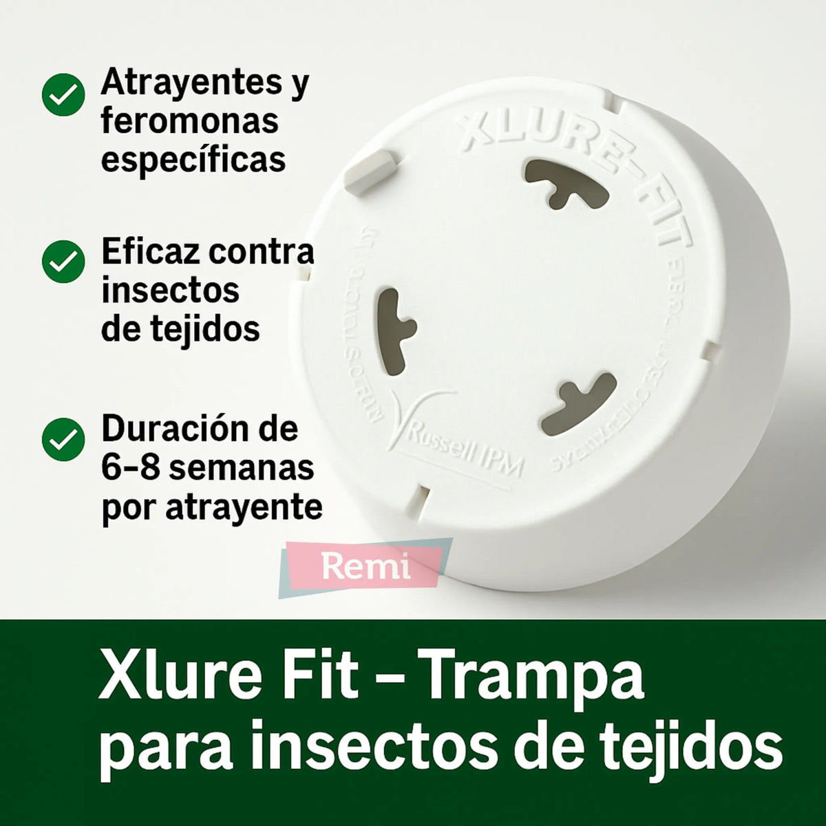 Trampa para insectos de tejidos con feromonas - Xlure Fit - Remi Hogar