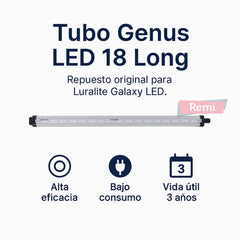Tubo Genus LED 18 Long para Luralite Galaxy LED - Remi Hogar