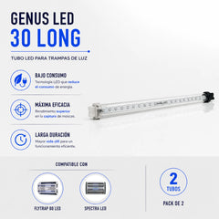 Tubos LED Genus 30 Long para modelos Flytrap LED y Spectra LED