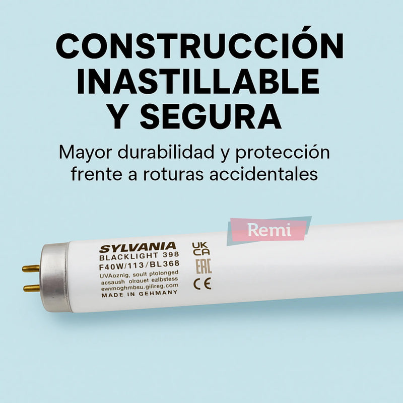 Tubo Inastillable Sylvania UV - 40W T12 BL368 - Remi Hogar
