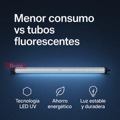 Tubo Genus LED 18 Short para Luralite Cento LED - Remi Hogar