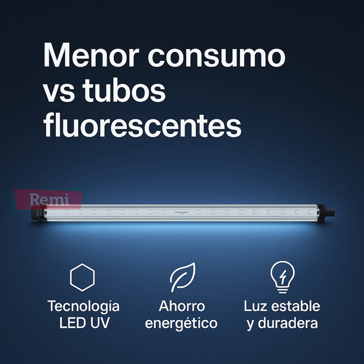 Tubo Genus LED 18 Short para Luralite Cento LED - Remi Hogar