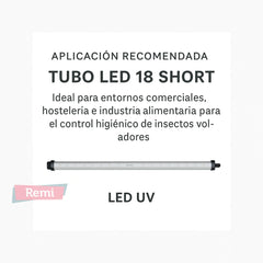 Tubo Genus LED 18 Short para Luralite Cento LED - Remi Hogar