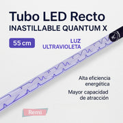 Tubo LED Recto Inastillable Quantum X Luz Ultravioleta UVA - PestWest - Remi Hogar