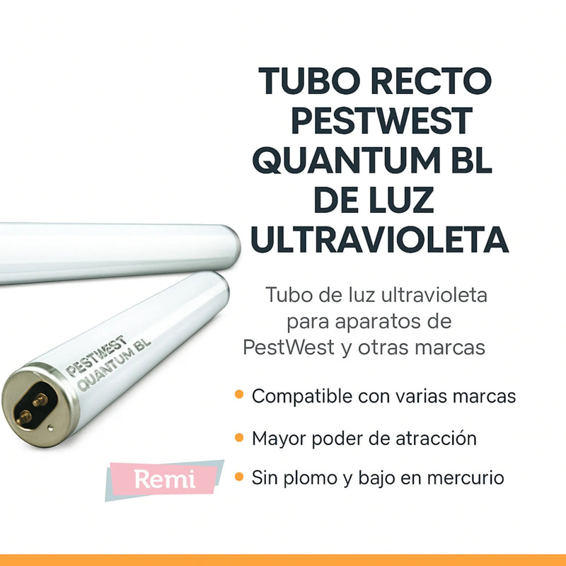 Tubo Quantum BL UV - 15W T5 30 cm - Remi Hogar