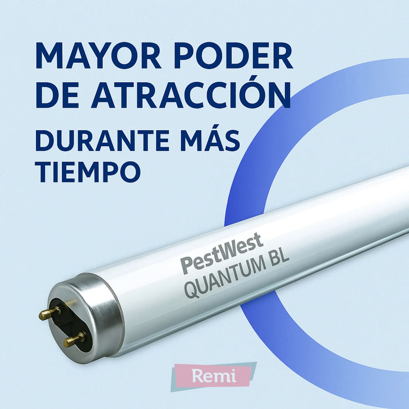 Tubo Quantum BL UV - 15W T5 30 cm - Remi Hogar
