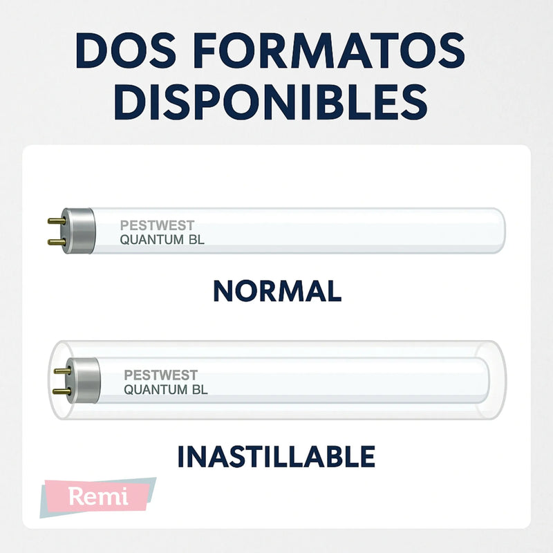 Tubo Quantum BL UV - 20W T12 60 cm - Remi Hogar