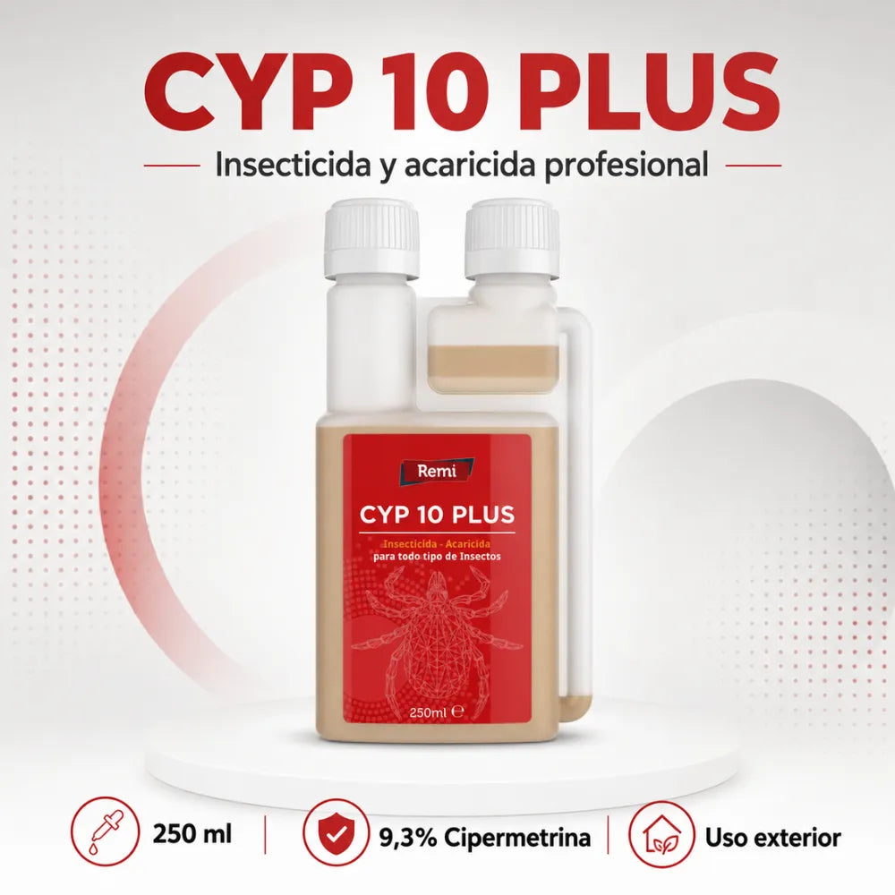 Insecticida Acaricida Concentrado Emulsionable Cipermetrina - Remi Hogar - Remi Hogar