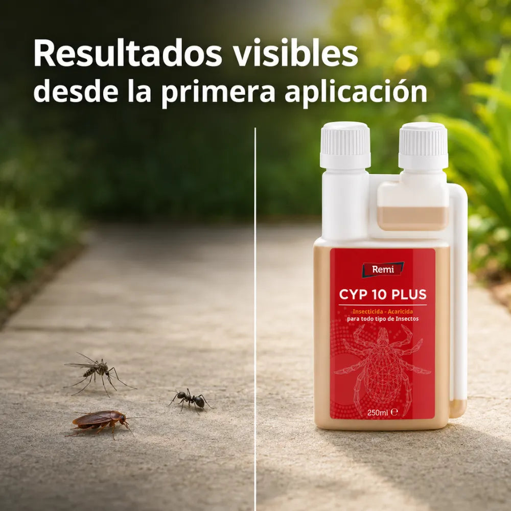 Insecticida Acaricida Concentrado Emulsionable Cipermetrina - Remi Hogar - Remi Hogar