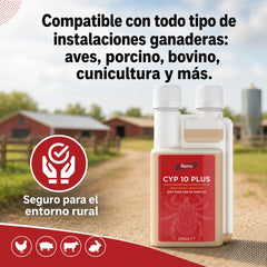Insecticida Acaricida Concentrado Emulsionable Cipermetrina - Remi Hogar - Remi Hogar