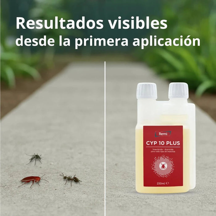 Insecticida Acaricida Concentrado Emulsionable Cipermetrina - Remi Hogar