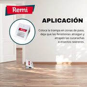 Pack Anti cucarachas Gel + Trampas - Remi Hogar - Remi Hogar