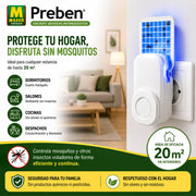Enchufe antimosquitos con luz y placa adhesiva sin insecticidas