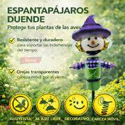 Espantapájaros decorativo Duende para jardín, terraza o balcón