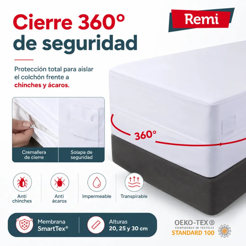 Fundas de Colchón Anti Chinches y Ácaros