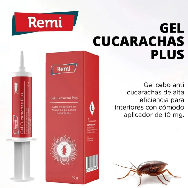 Gel Insecticida Cucarachas 10 gr - Remi Hogar