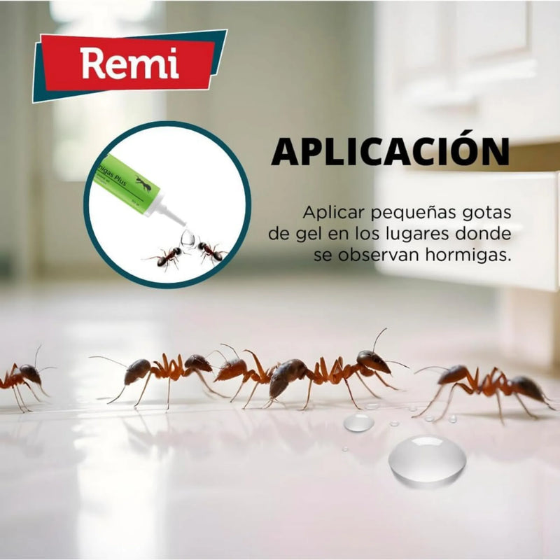 Gel Insecticida Hormigas Plus 10 gr - Remi Hogar