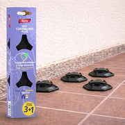 Trampas con cebo en gel para eliminar cucarachas en interiores y exteriores