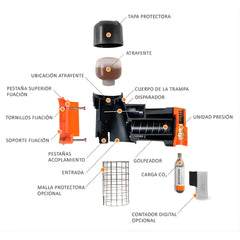 Goodnature A24 Smart Trap para ratas y ratones con Bluetooth
