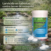 Larvicida mosquitos Biopren comprimido 1 kg con S-Metopreno