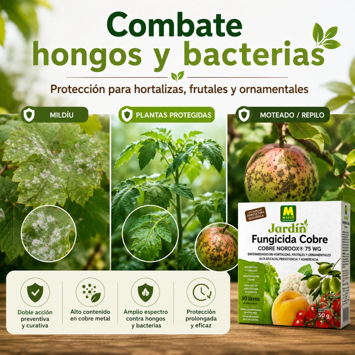 Preben Nordox WG fungicida de cobre para la protección integral de cultivos