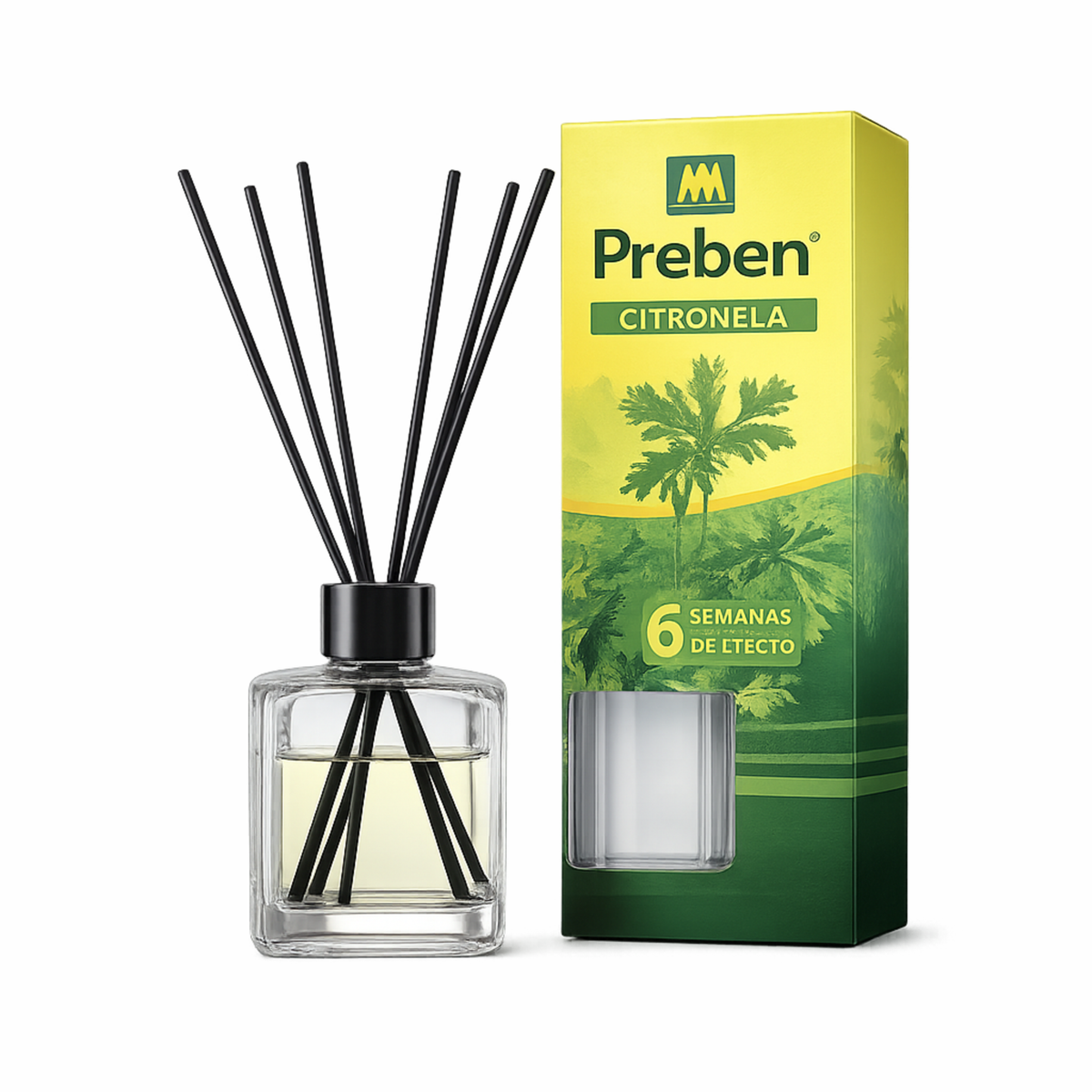 Mikado con citronela 90 ml ambientador antimosquitos - Preben