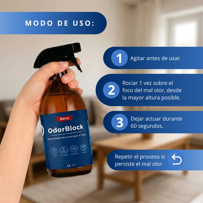 Neutralizador de olores para el hogar pensado para combatir malos olores persistentes