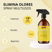 Neutralizador de olores para baños pensado para combatir malos olores persistentes