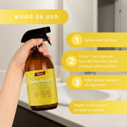 Neutralizador de olores para baños pensado para combatir malos olores persistentes