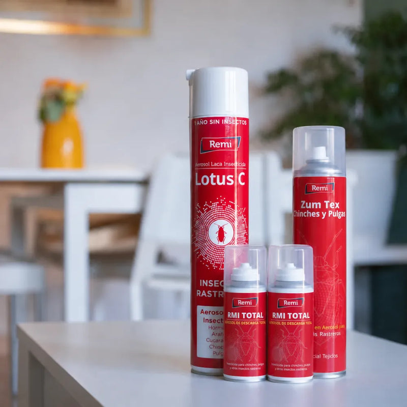 Pack para fumigar Chinches - 2 Descargas, 1 Spray, 1 Laca - Remi Hogar