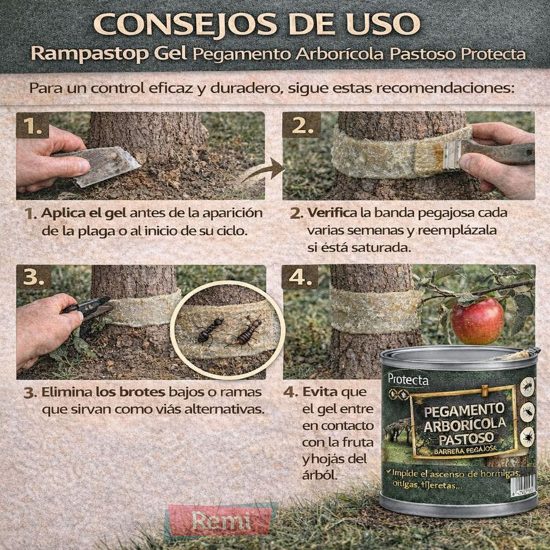 Pegamento arborícola 1 Litro - Rampastop Gel - Remi Hogar