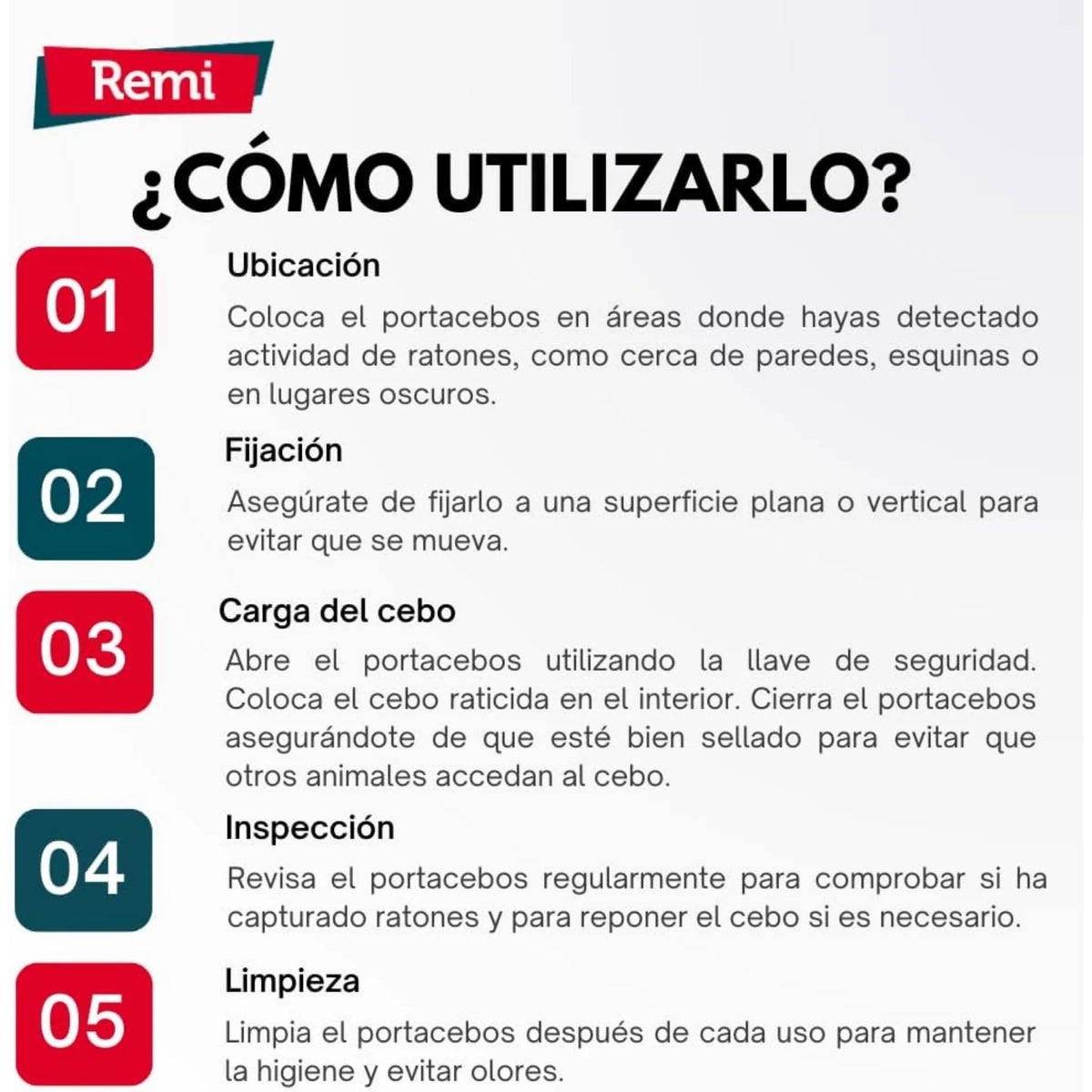Portacebos Peti para ratón - Remi Hogar - Remi Hogar
