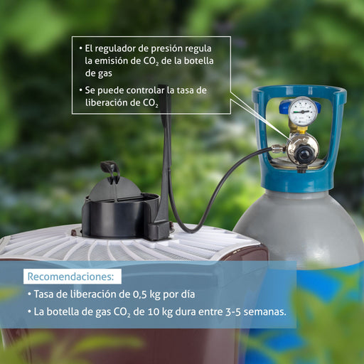 BG - Booster CO₂ Kit de ampliación para trampa BG - Mosquitaire - Remi Hogar