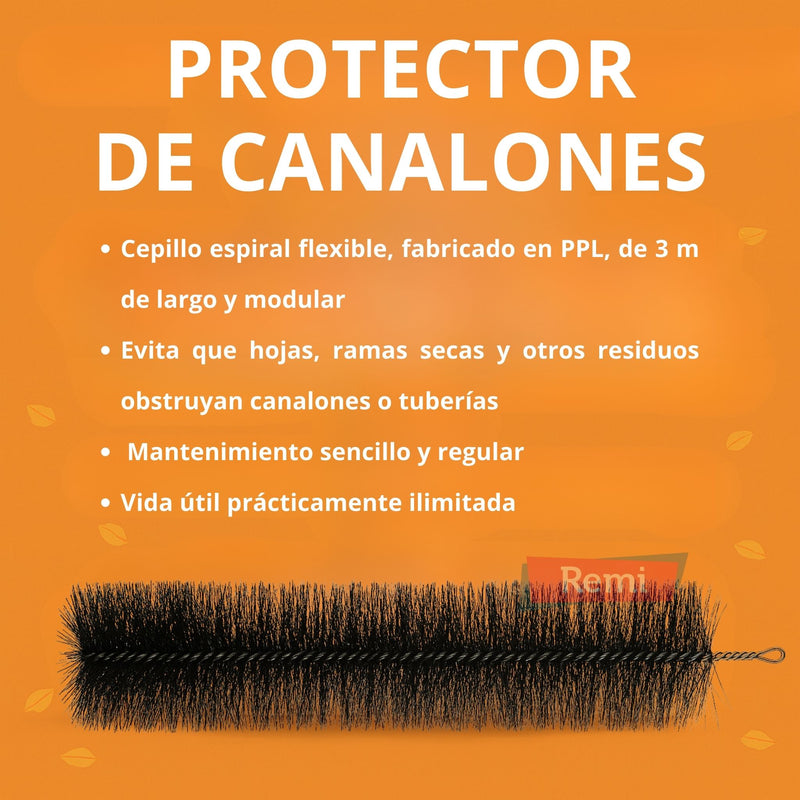 Protector de canalones 3 m - Remi Hogar